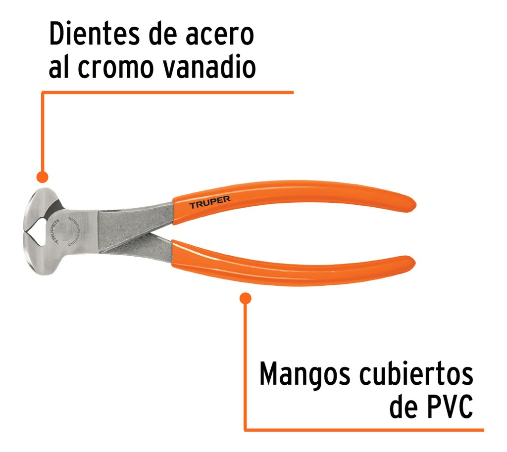 Tenaza Plafonera Industrial 8 , Acero Al Cromo, Truper 17381