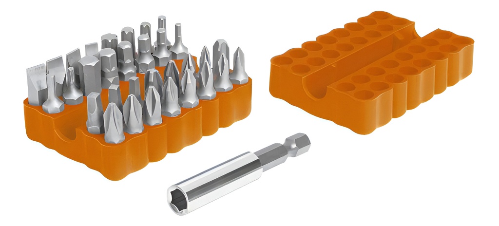 Juego De Puntas Para Desarmador 1'' 33 Piezas Truper 17788