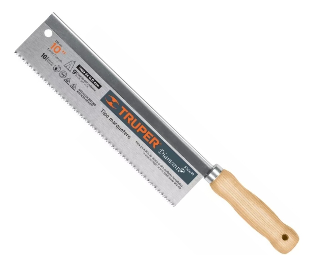 Serrucho Para Marquetería 10", 9 Dpp, Truper 18164