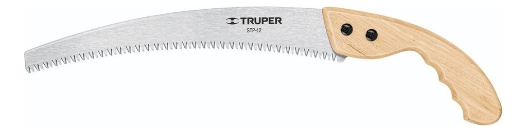 Serrucho De Poda 12 Hoja Curva 6 Dpp, Mango Madera, Truper
