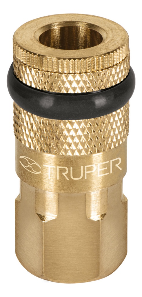 Cople Hembra De Latón 1/4 Npt Truper