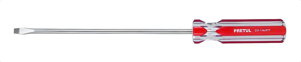 Destornillador Plano 1/4" X 8" Mango de PVC Pretul 21460