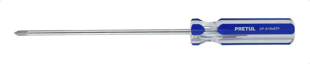 Destornillador de Cruz 3/16" X 6" Mango PVC Pretul 21472