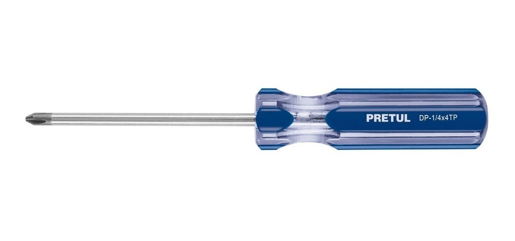 Desarmador PVC Phillips 4' X 1/4' Pretul 21474