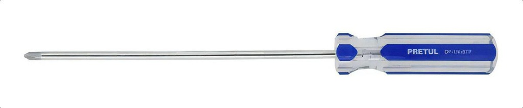 Destornillador De Cruz 1/4'' X 8'' Mango De Pvc Pretul 21475