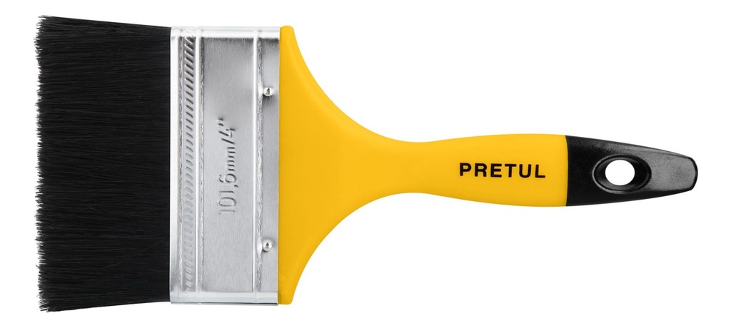 Brocha, Mango De Plástico, 4', Pretul 21529 Negro