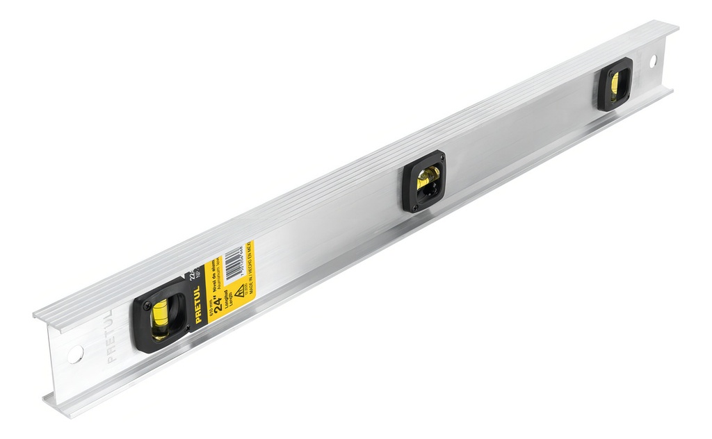 [TR-NP-24P] Nivel de 24' Cuerpo de Aluminio, Pretul