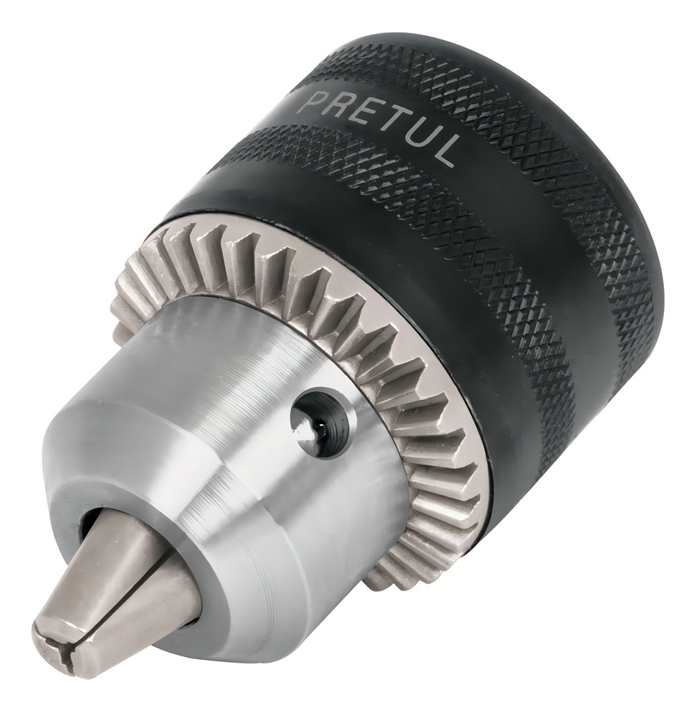 Mandril Para Taladro Pretul Bro-3/8n-p Broquero de 3/8 Con Llave, Pretul