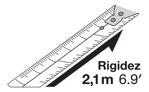 Flexómetro Azul 5.5m Cinta 19mm Pretul 28023