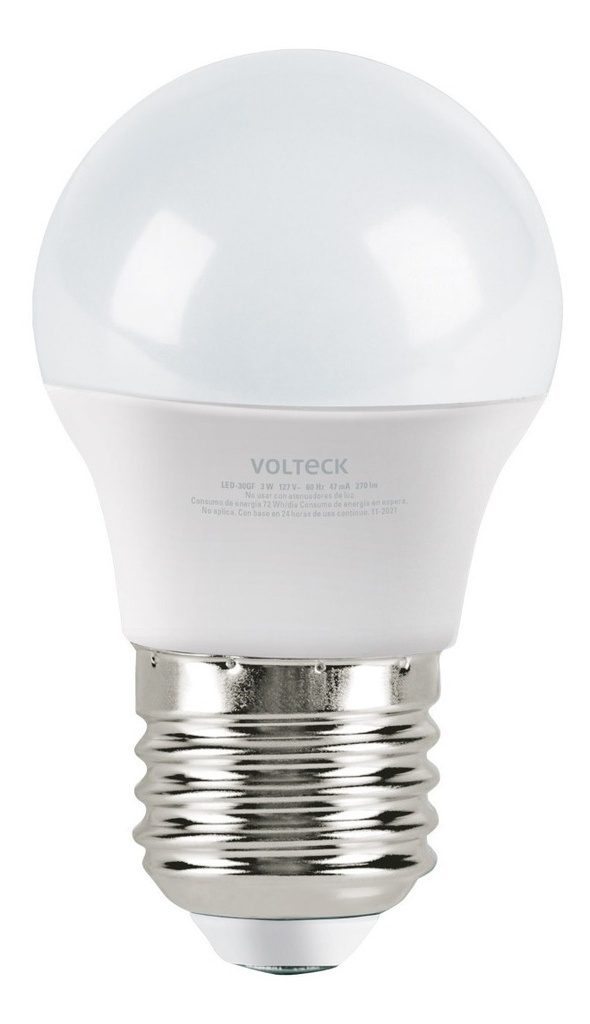Lámpara de Led, A19, 10 W, Luz Calida, Volteck Basic Color de la Luz Cálida
