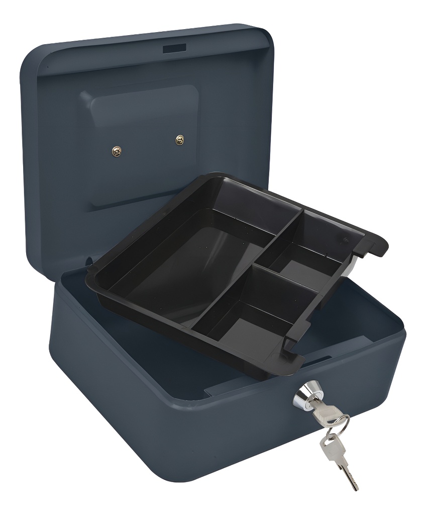 Caja Para Dinero, 25 Cm, Hermex Color Negro