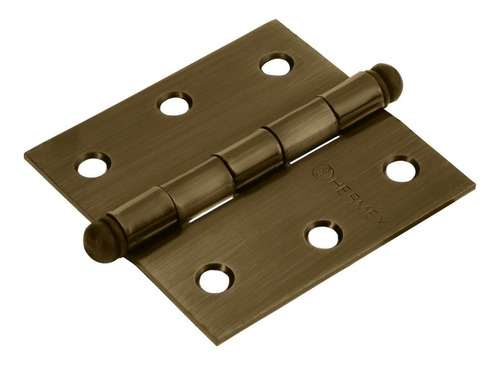 Bisagra Ace. Latonado Antiguo 2.5" Cabeza Redo Hermex 43245