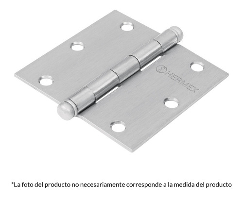 Bisagra Ace. Cromo Mate 2.5'' Cabeza Redonda Hermex 43255