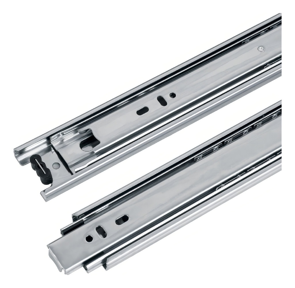 [TR-COR-440] Corredera Extensión Total 45mm, P/cajón, 40cm, 2 Pzs 43272