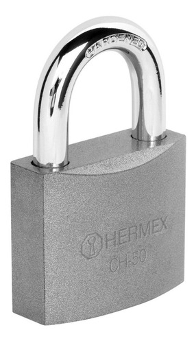 Candado De Hierro 50 Mm Gancho Corto En Caja, Hermex