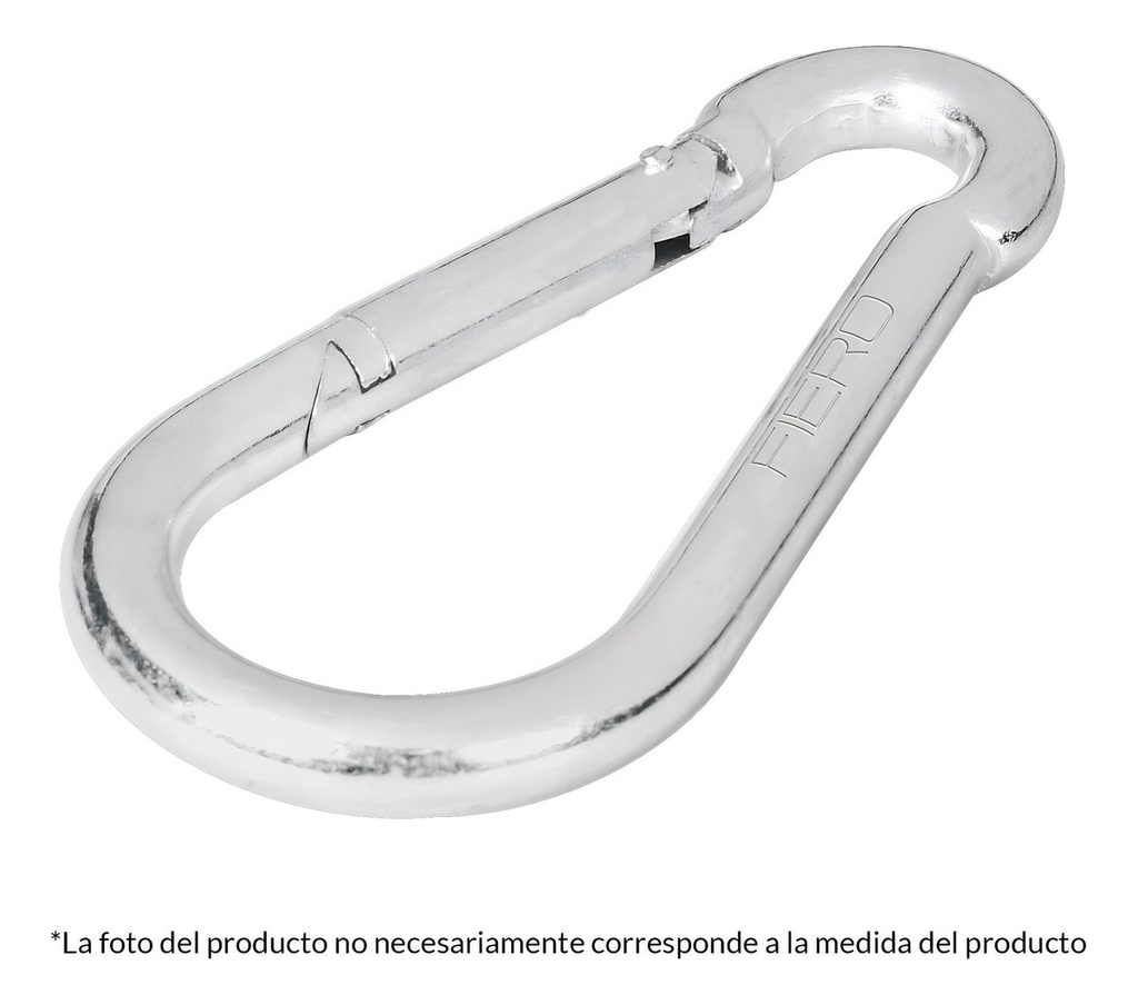 [TR-BMA-3/8] Bandola Acero 3/8'' Mosqueton, Fiero 44040