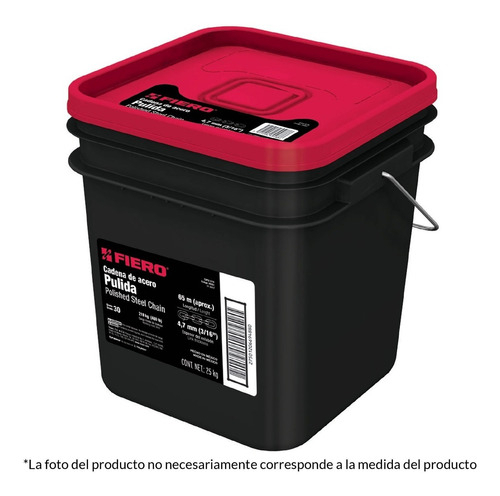 Cadena Galvanizada 3/16' Fiero 44270 Color Plateado