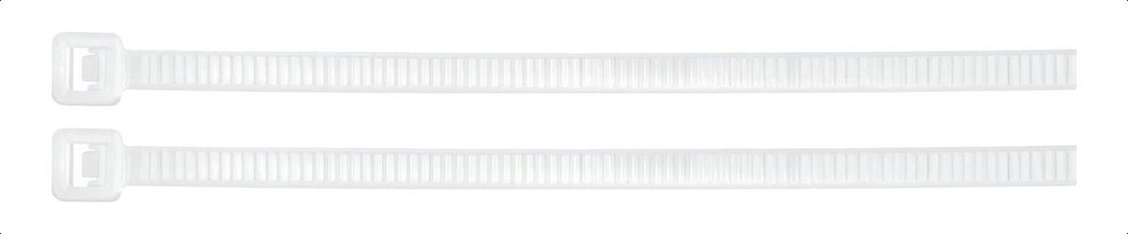 Cinchos Plástico 25 CM 50 Piezas Voltech Blancos Resistentes No Aplica
