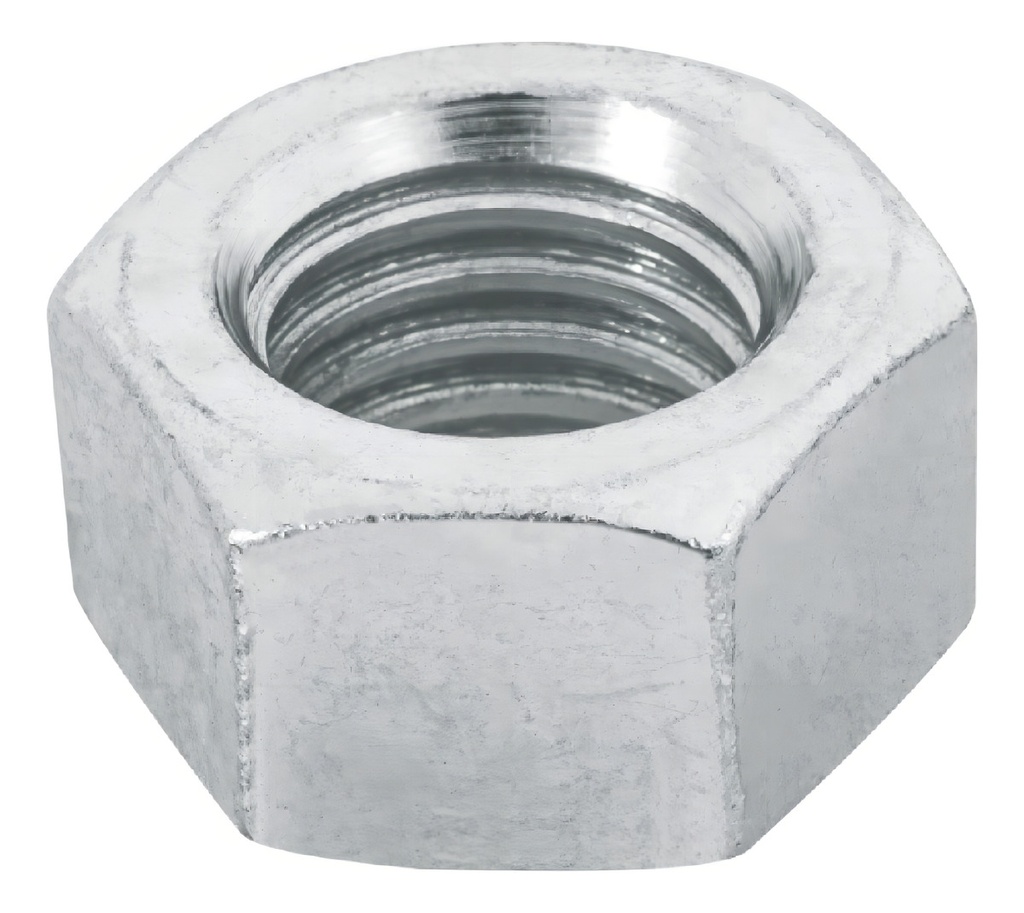 [TR-TUE-5/8] Tuerca Acero Galvanizado Hexagonal 5/8', 25 Pz Fiero 44700