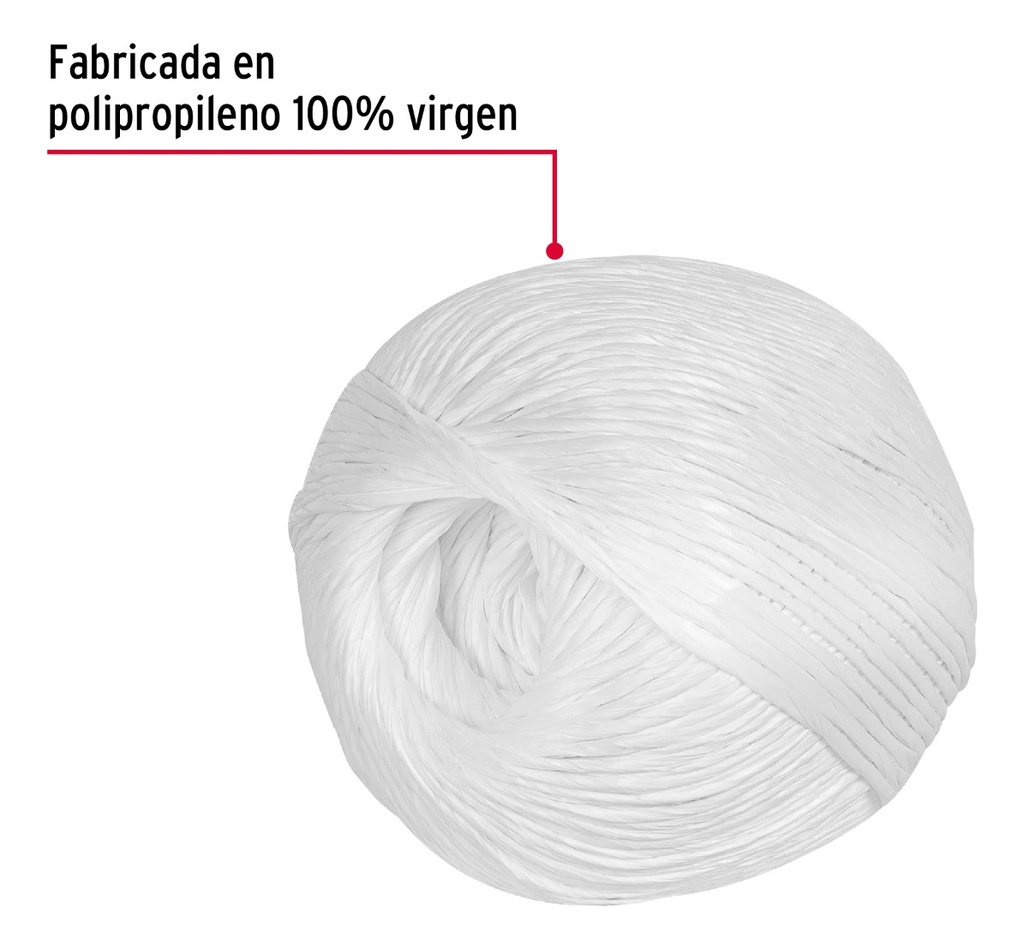 [TR-RAF-250] Rafia 500g Blanca Fiero 45032 Color Blanco