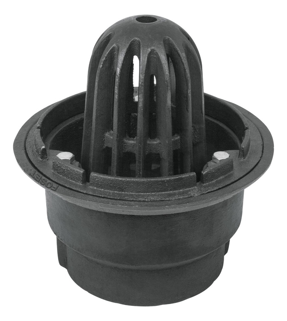 Coladera Azotea Con Cúpula Y Conexión A Tubo 4' Foset 45303