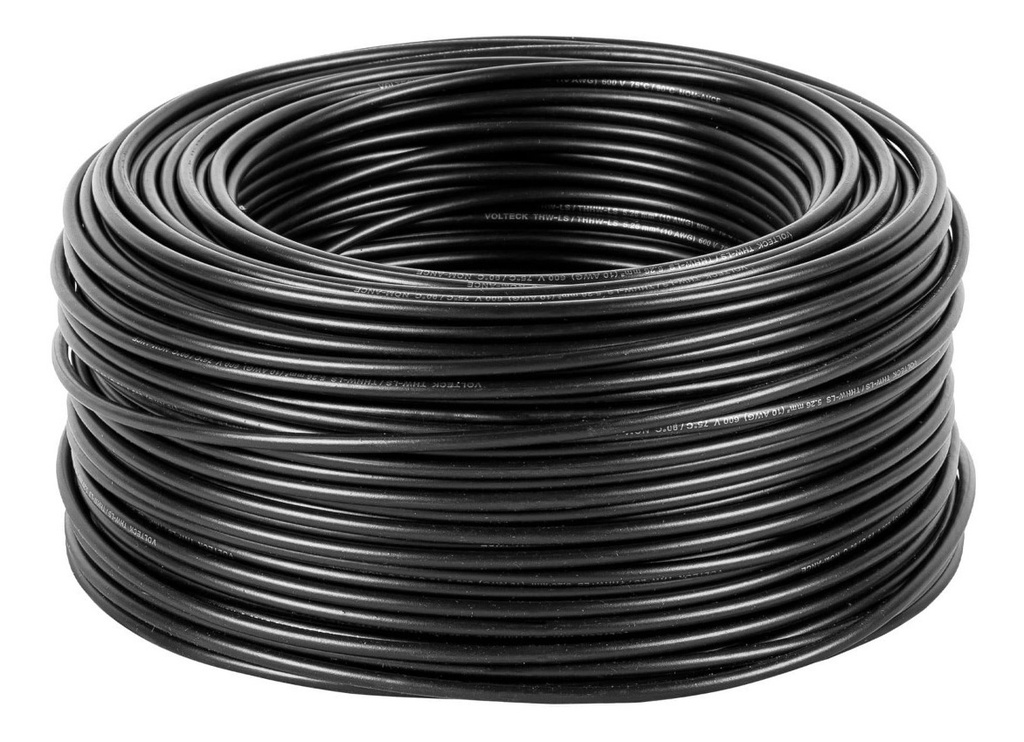 Cable Tipo Taller 2x2.5mm Tpr Argenplas Negro X 100mts Volteck Cab-10n
