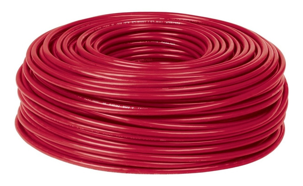[TR-CAB-12R] Cable Calibre 12 Thhw-ls Rojo Voltech 46060