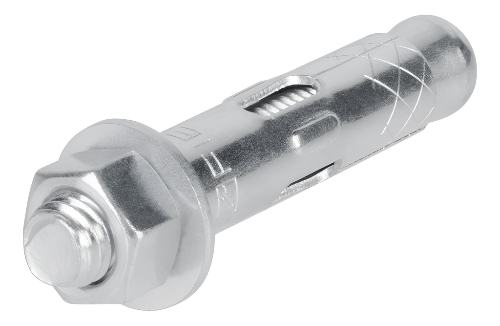 Taquete De Expansión 1/2 Montado Con Tornillo Bolsa 2 Piezas