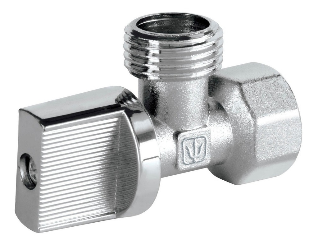 Llave Angular 1/2 X 1/2 1/4 de Vuelta Basic Foset 48028
