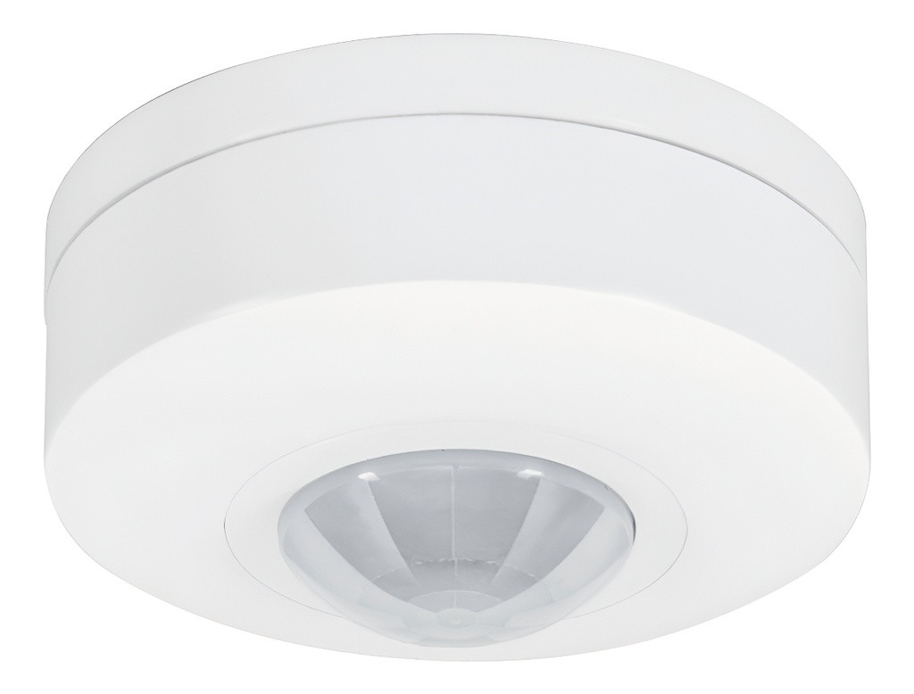 Sensor De Movimiento Para Techo Alcance 6 M, 360°, 800w, Volteck Semo-6 Blanco