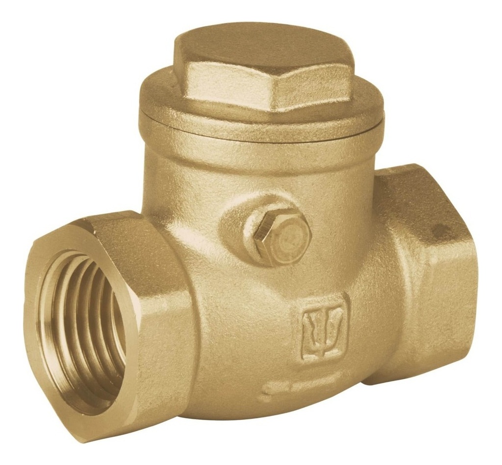[TR-VAHO-1/2] Válvula Check Horizontal de Latón, 1/2', Foset 48510
