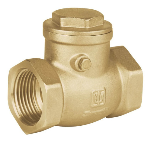 [TR-VAHO-1] Válvula Check Horizontal de Latón, 1 , Foset 48512