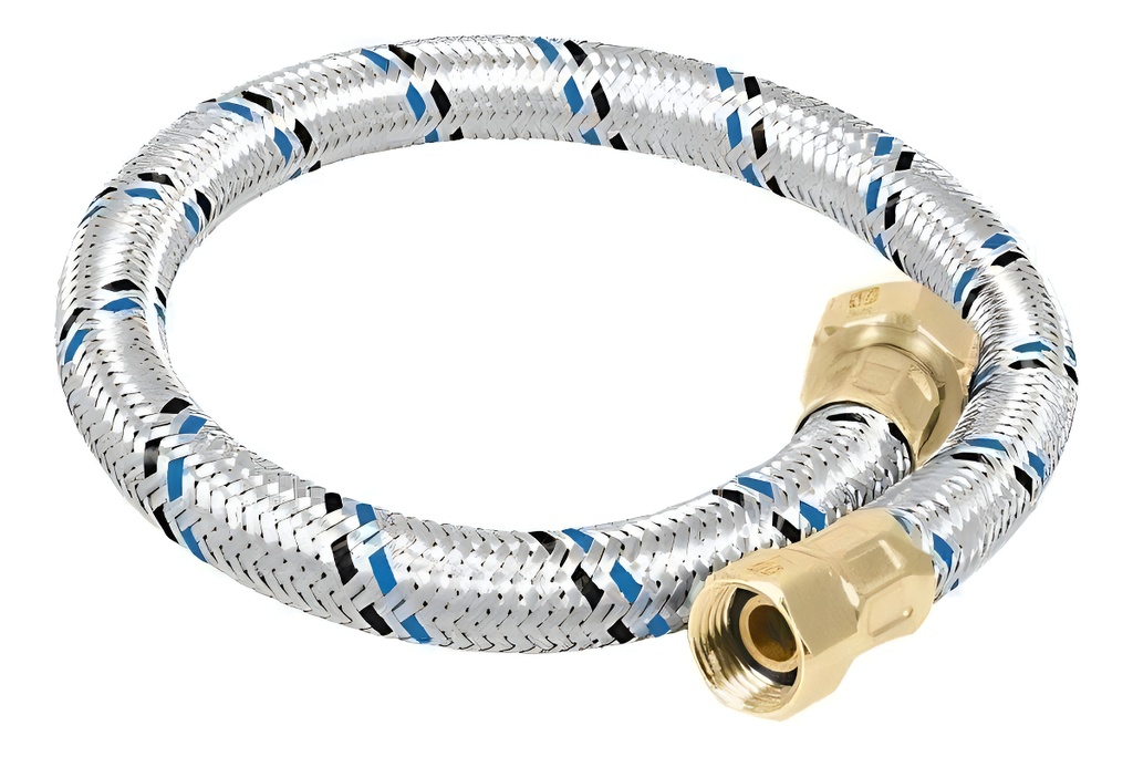 Manguera Para Boiler 3/4x3/4' 60cm Acero Foset