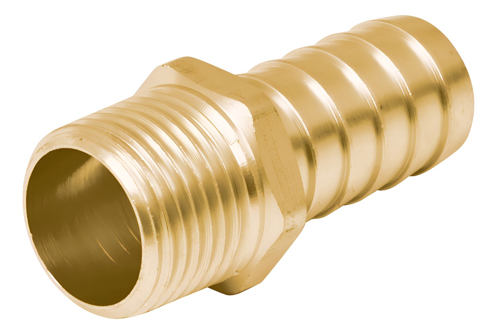 Adaptador Para Poliducto Macho 1/2'' Foset 49305 Color Dorado