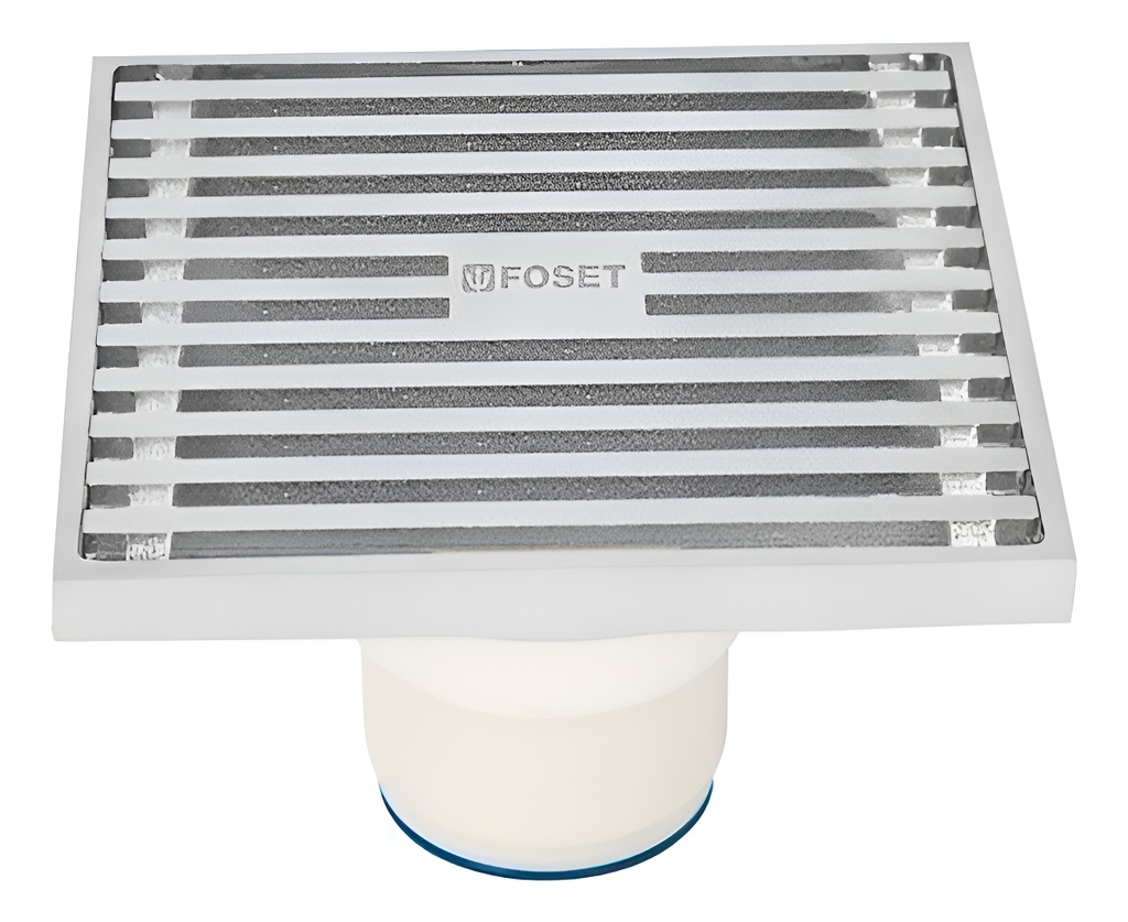 Resumidero Cuadrado 4' X 4' Laton Riviera Foset 49427