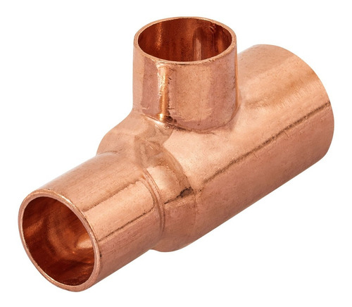 Tee Reducida de Cobre 3/4' X 1/2' X 1/2', Foset