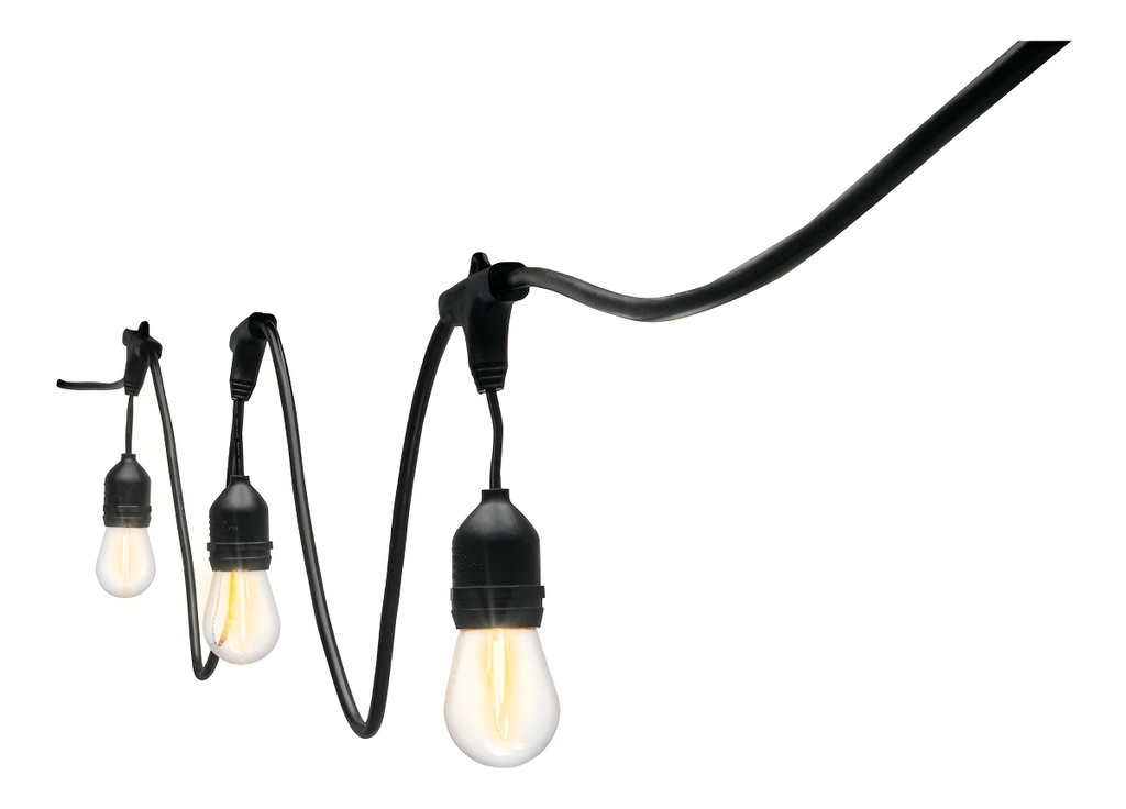 Serie De 24 Luces De Led Para Exterior 15m Volteck Sl-14l Color De La Luz Luz Cálida Blanco Cálido