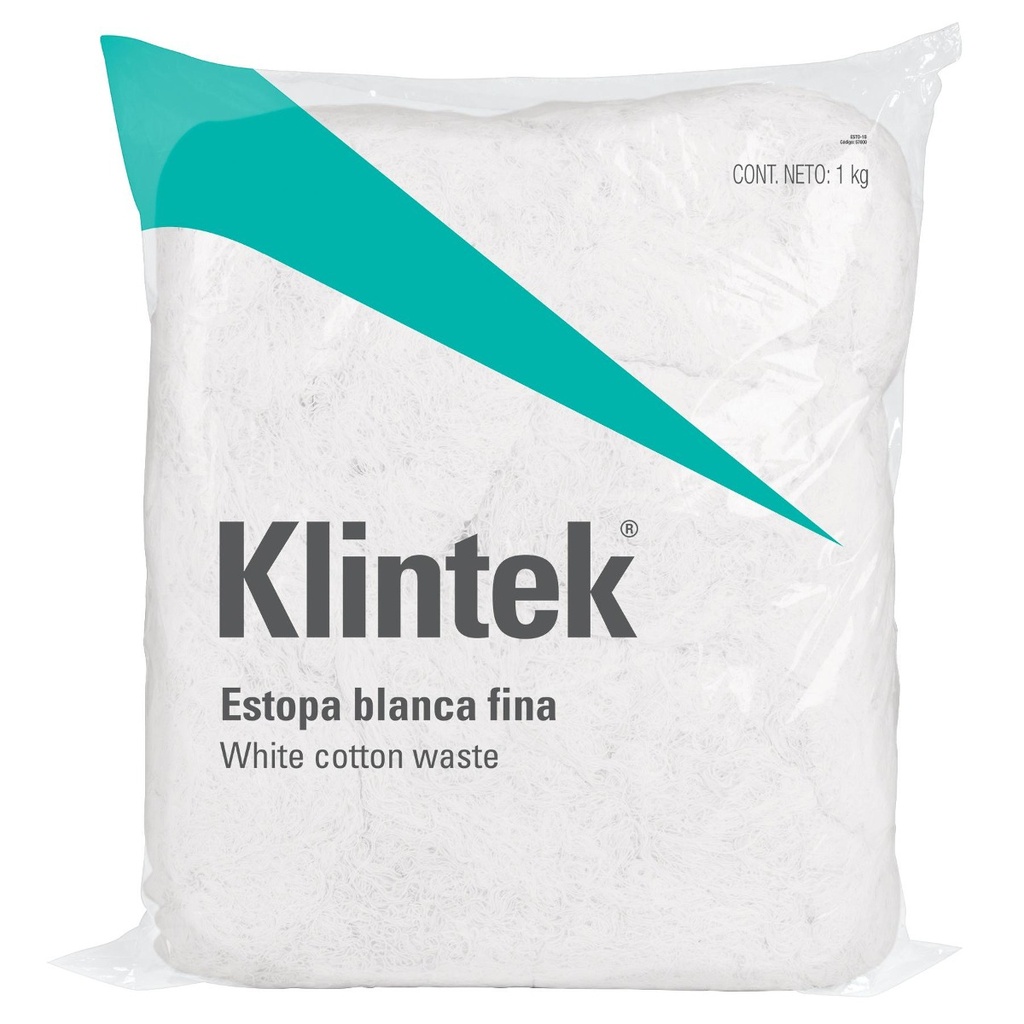 Estopa, 1 Kg, Color Blanca 57000 Color Blanco Holo White