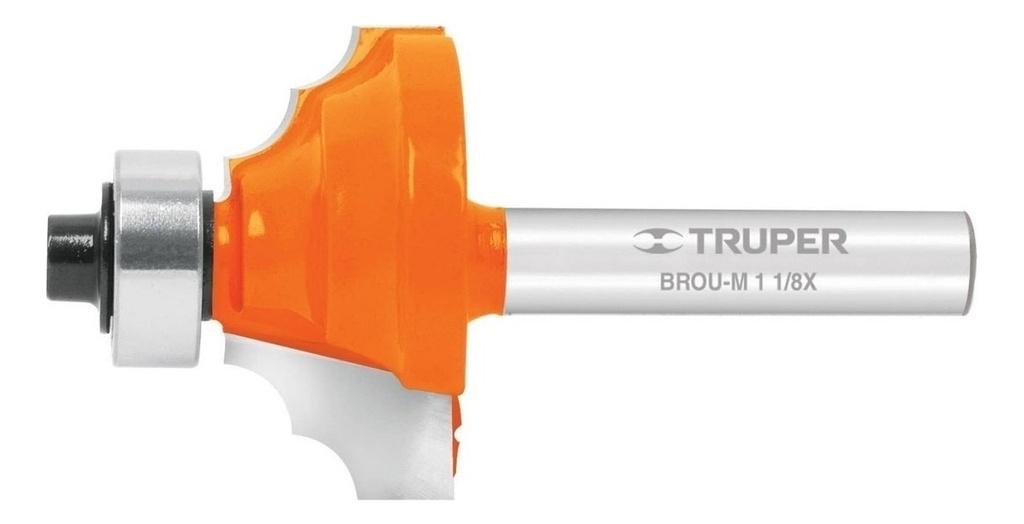 Broca Router, Moldura Clásica, 1-1/8' Balero Truper 11486