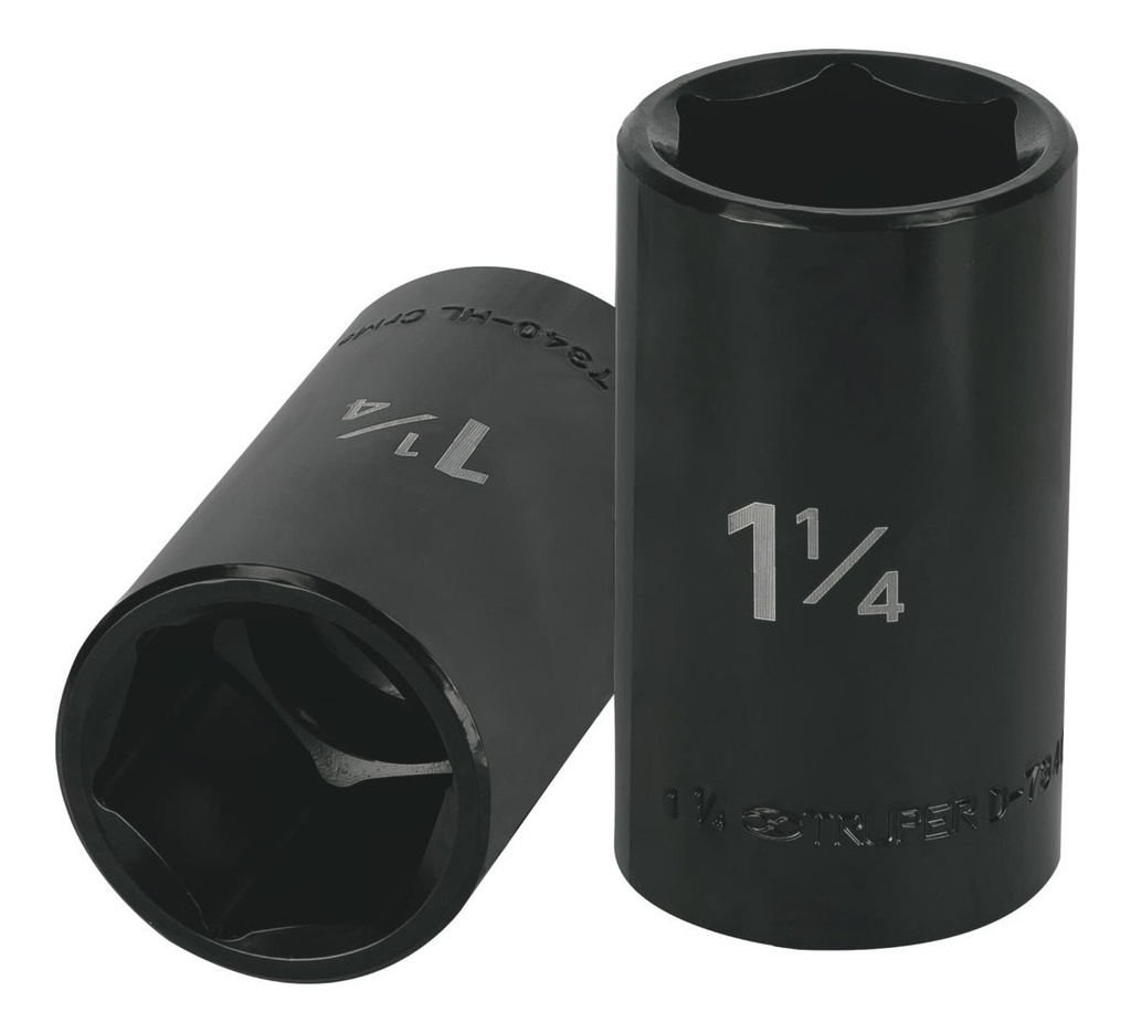 Dado Impacto De 1-1/4', 6 Puntas ,cuadro 1/2' Truper 13402