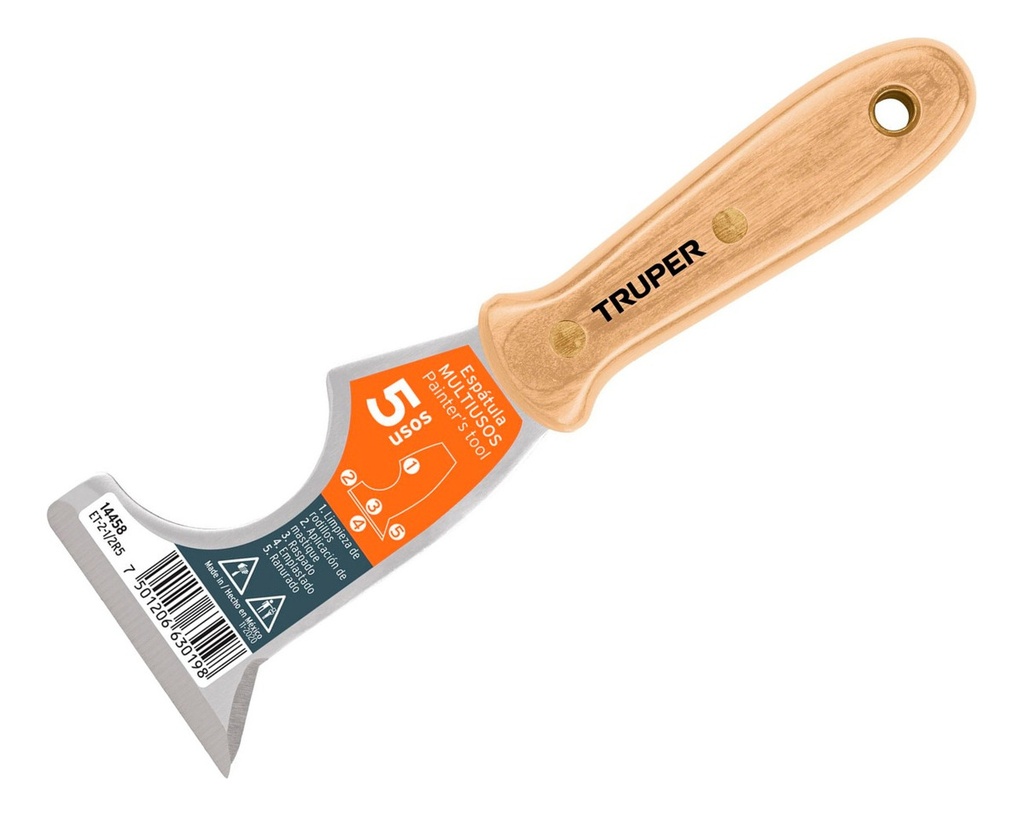 Espatula 5 Usos 2-1/2" Truper 14458