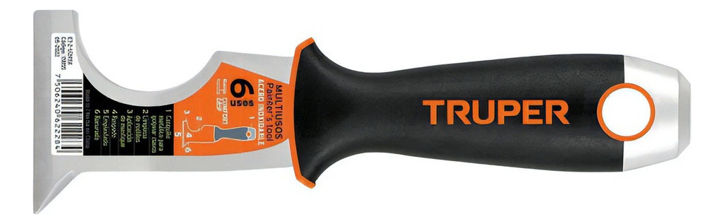 Espátula 2-1/2' de 5 Usos, Acero Inox, Comfort Grip, Expert