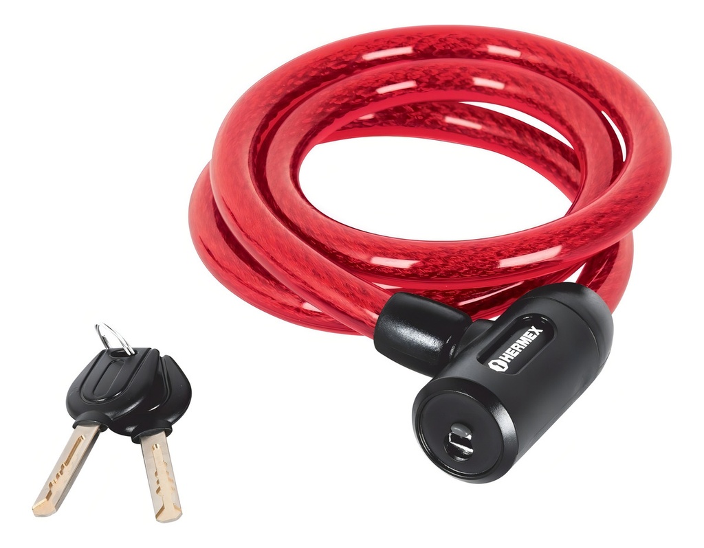 Candado Hermex Cb-20 Color Rojo Con Llave