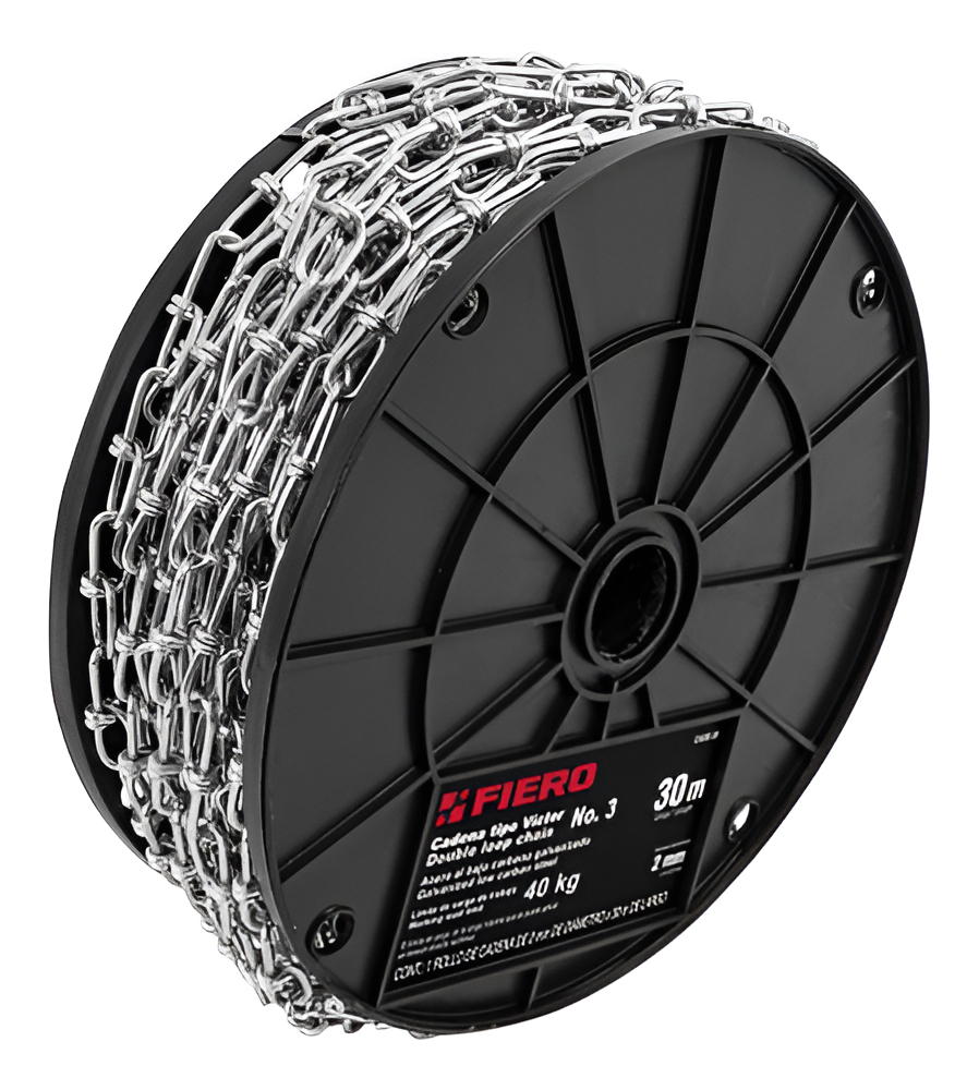 [TR-CADE-20] Cadena Tipo Víctor de 2 MM en Carrete de 30 M Color Plateado