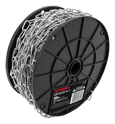 [TR-CADE-25] Cadena Tipo Víctor De 2.3 Mm En Carrete De 30 M Color Plateado
