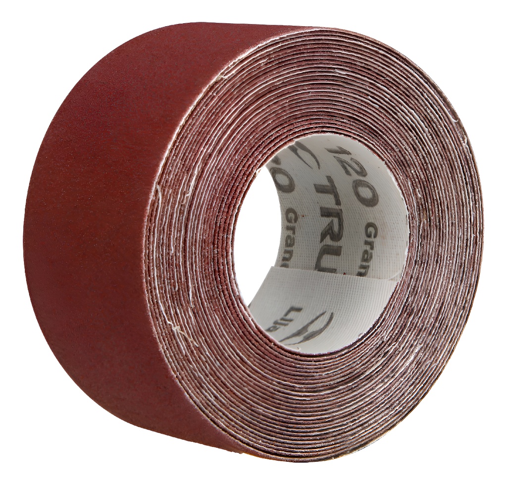 [TR-LIPL-120-1-1/2X5] Rollo Lija 5m Para Plomero 1.5´ Grano 120 Metal Tubos 100661