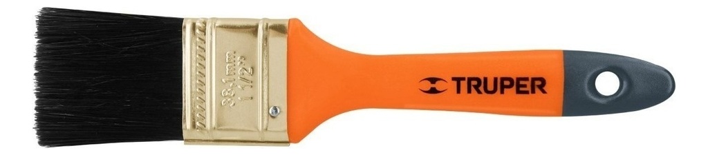 [TR-BRT-1-1/2] Brocha Profesional De 1-1/2' Con Mango De Plástico, Truper
