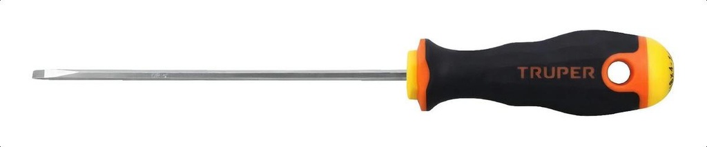 [TR-DG-1/8X4-1/2B] Destornillador Punta Cabinet 1/8'' X 4-1/2'' Comfort Truper