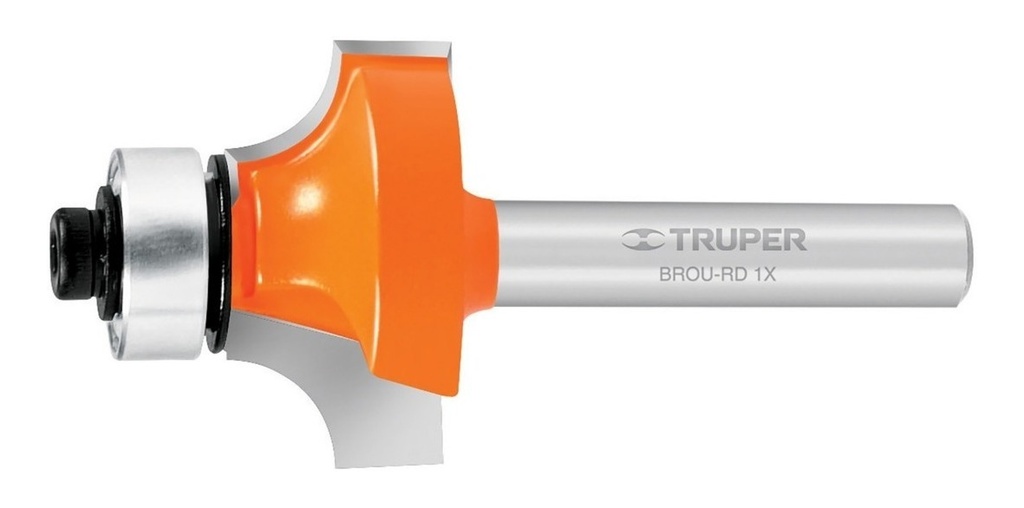 Broca Router Redondeado 1" Balero Truper 11469