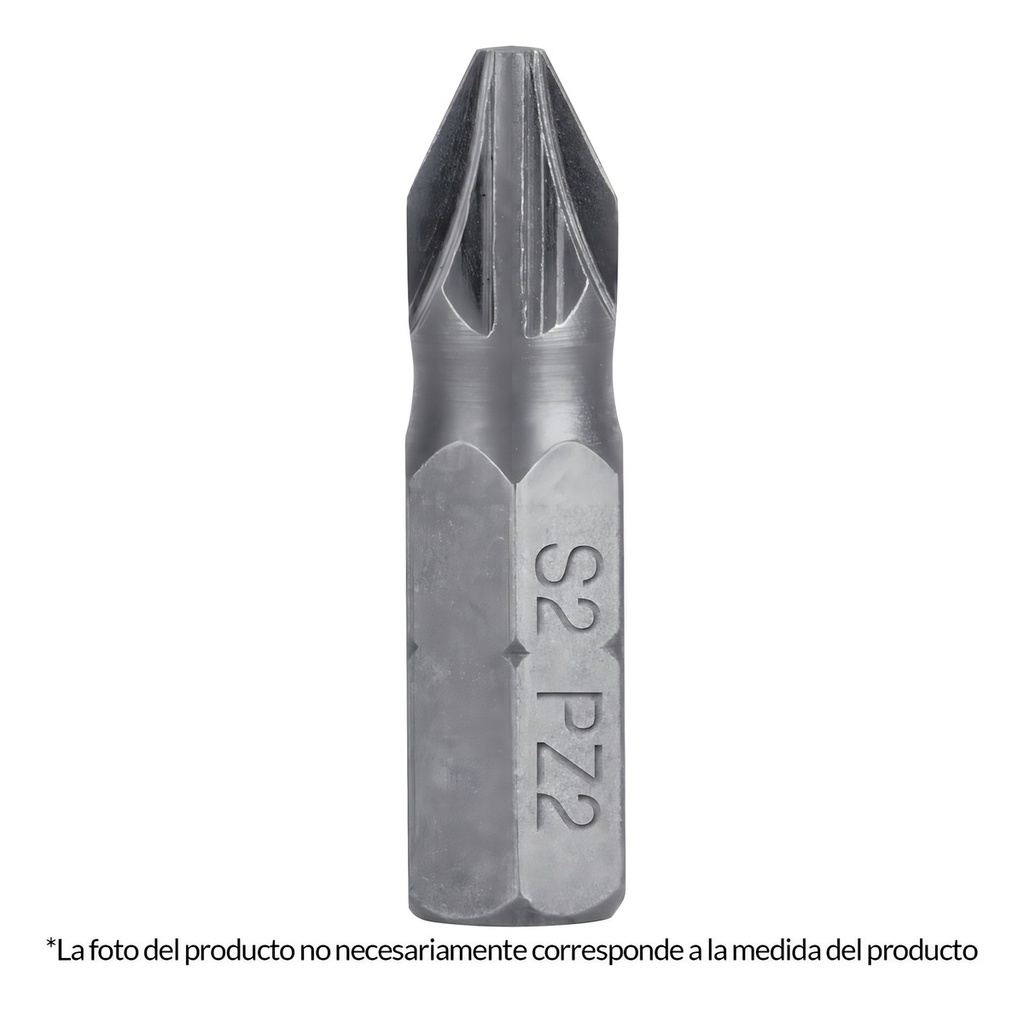 Puntas Pozidriv Pz3 Largo 1'' 5pz Truper 12159
